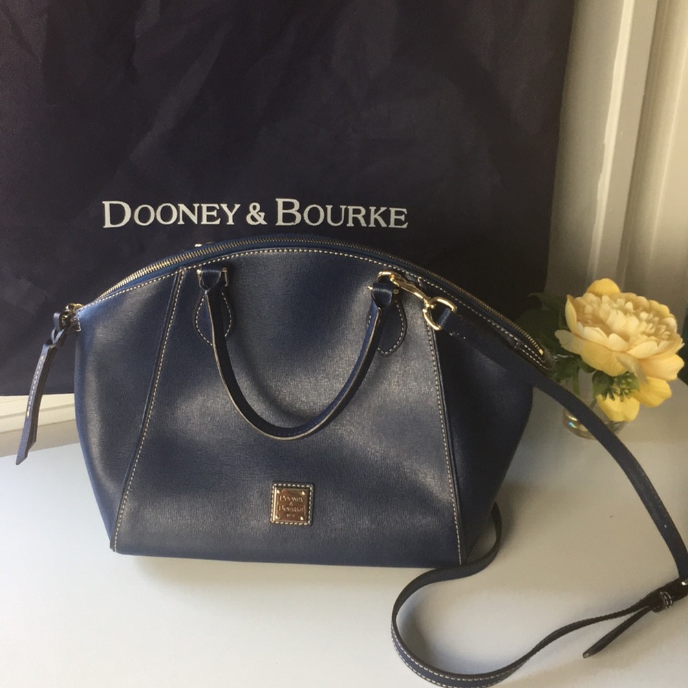 Dooney & Bourke Sydney Navy Satchel